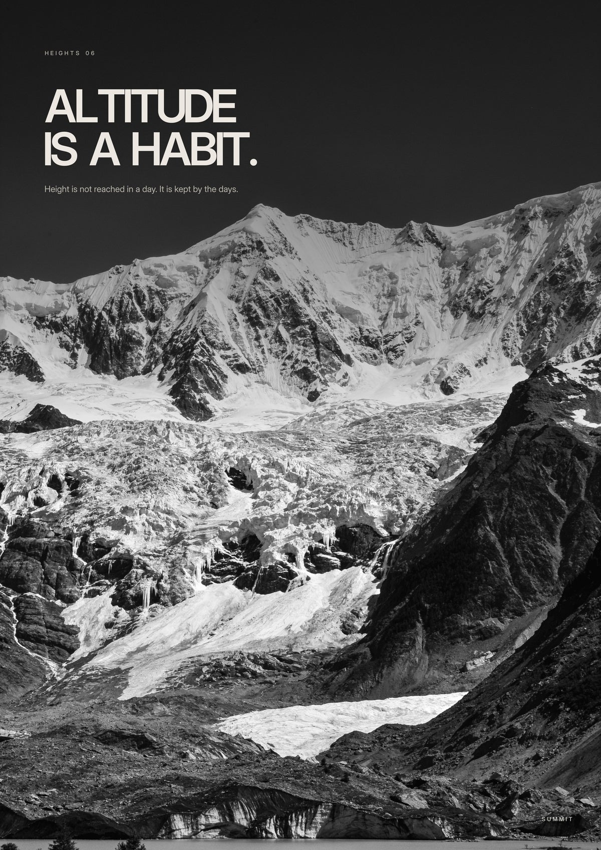 Altitude Is a Habit, unframed art print