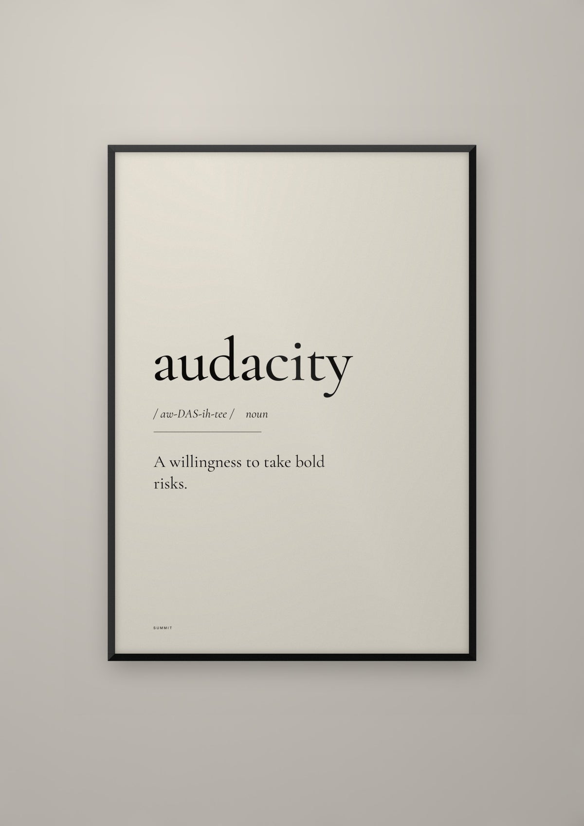 Audacity in a black frame