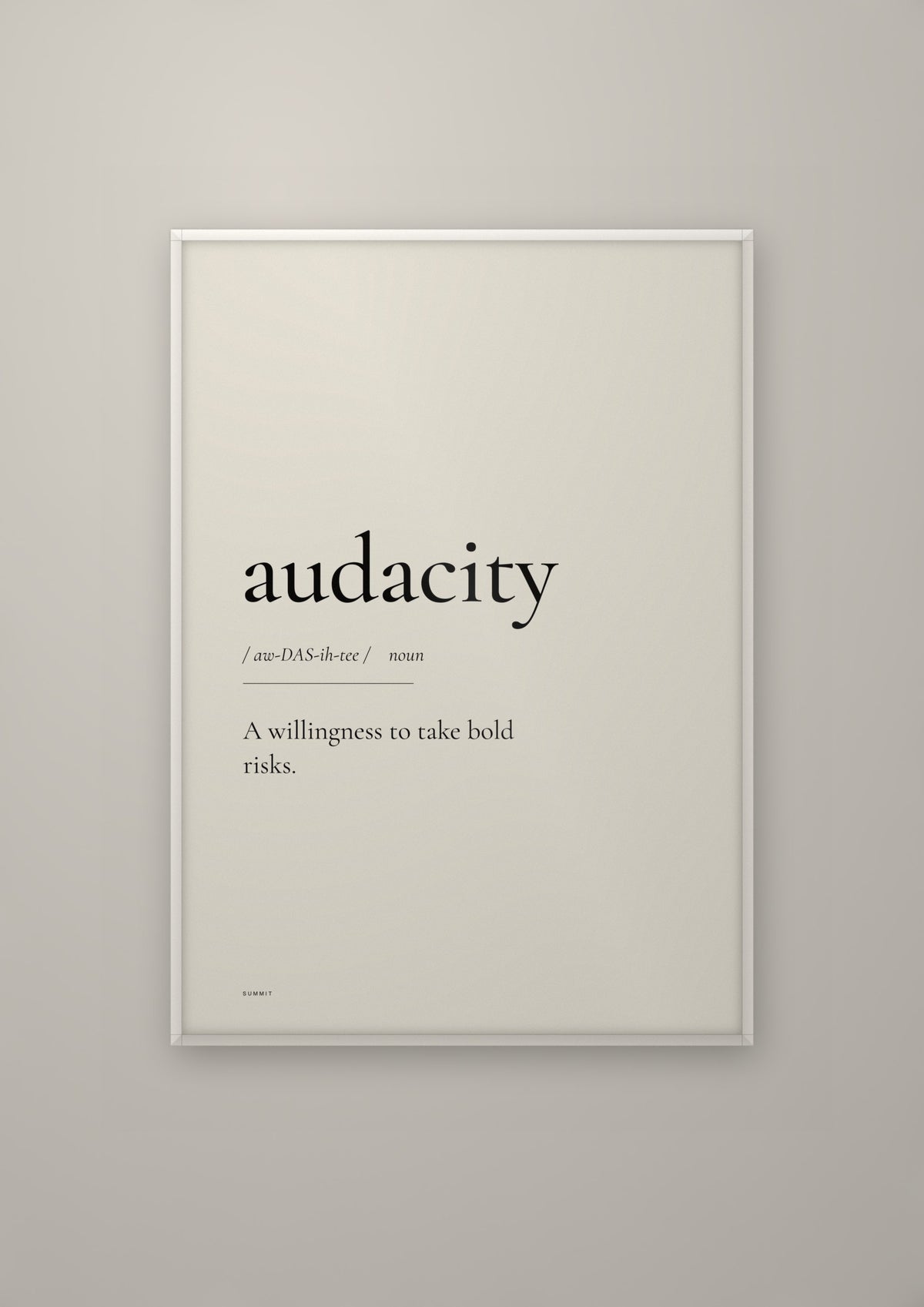 Audacity in a white frame