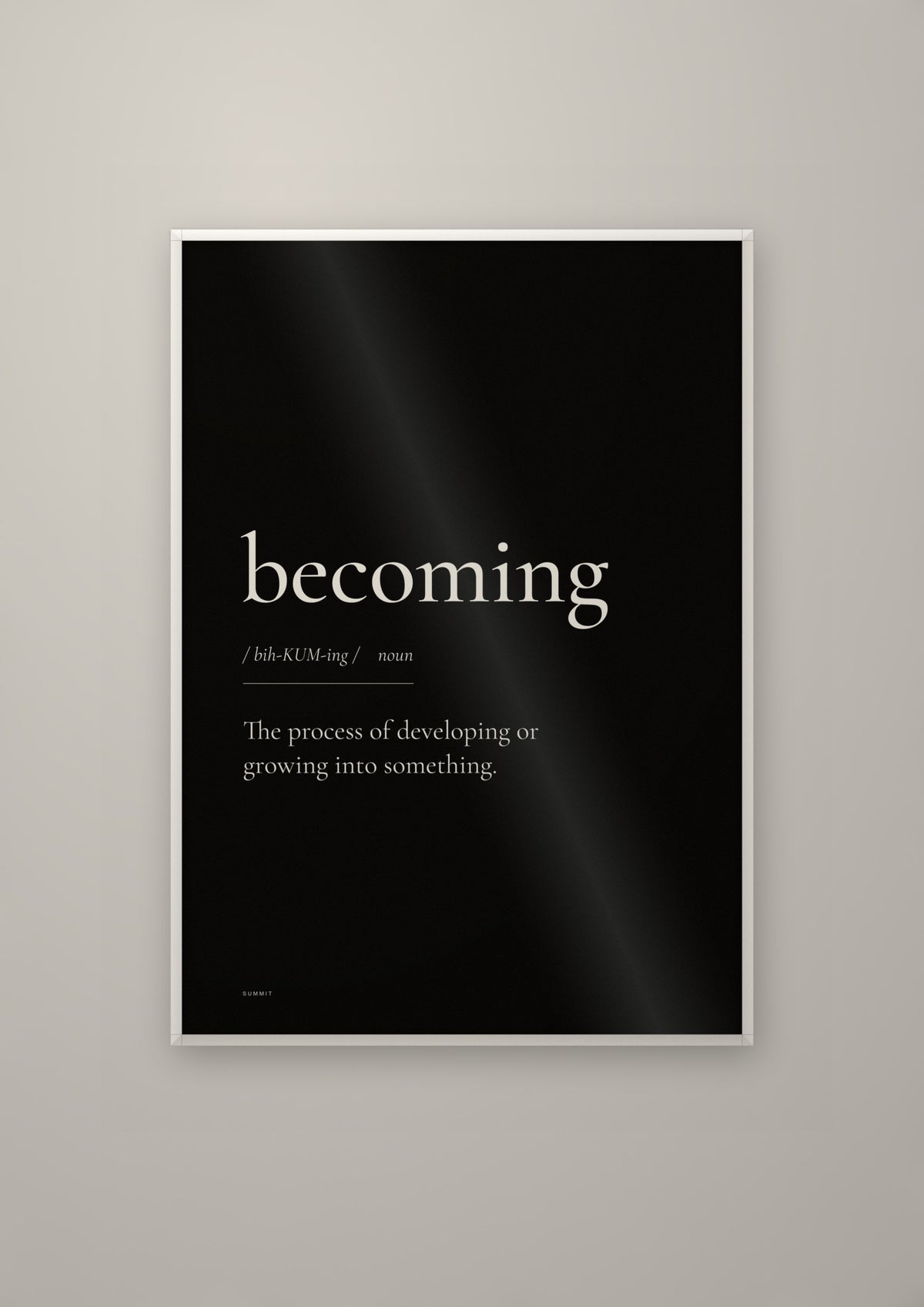 Becoming (Black) in a white frame