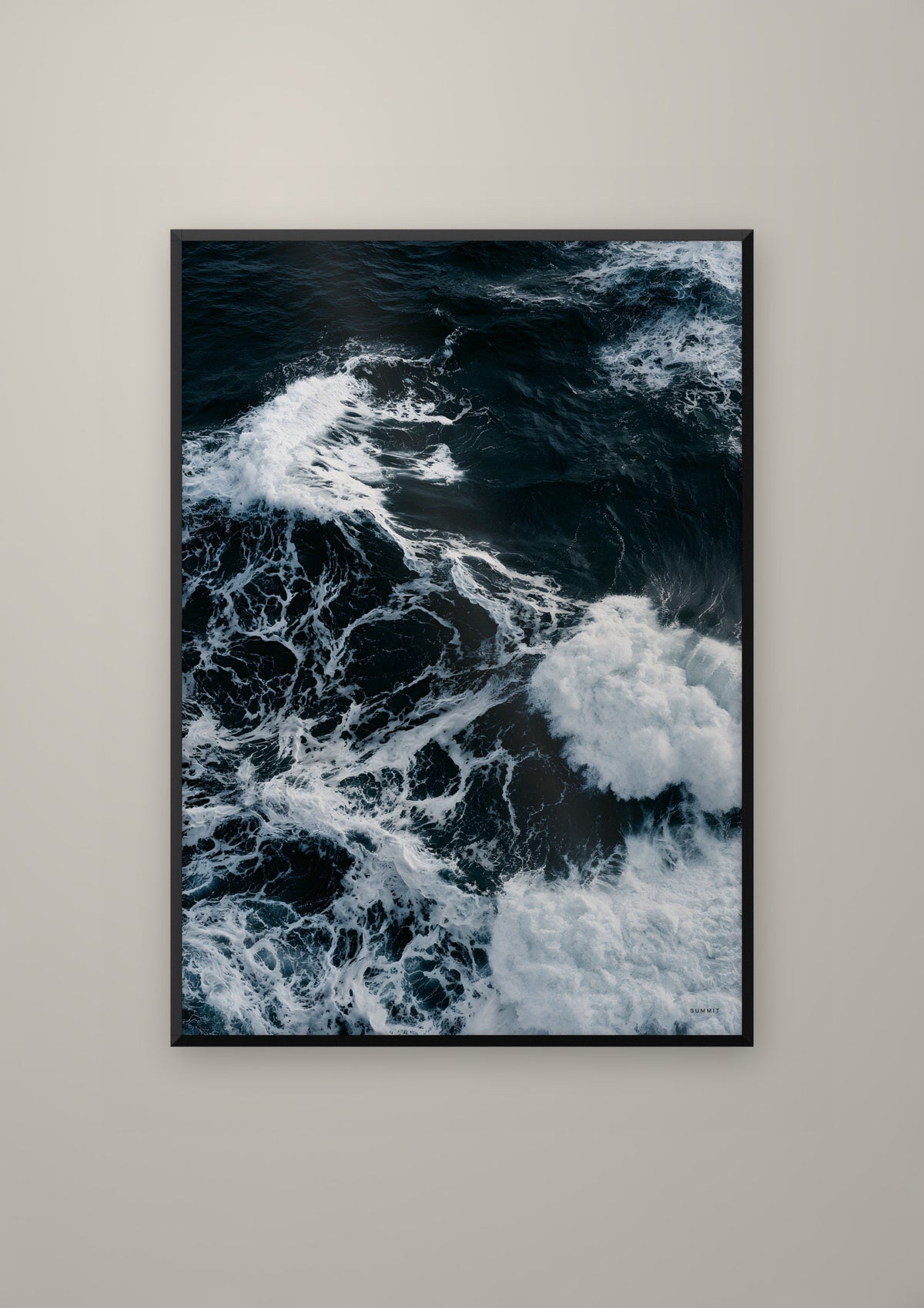 Black Water in a black frame