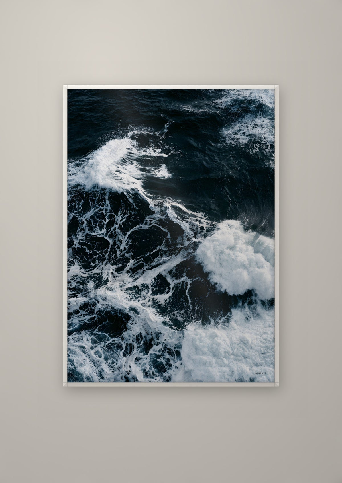 Black Water in a white frame