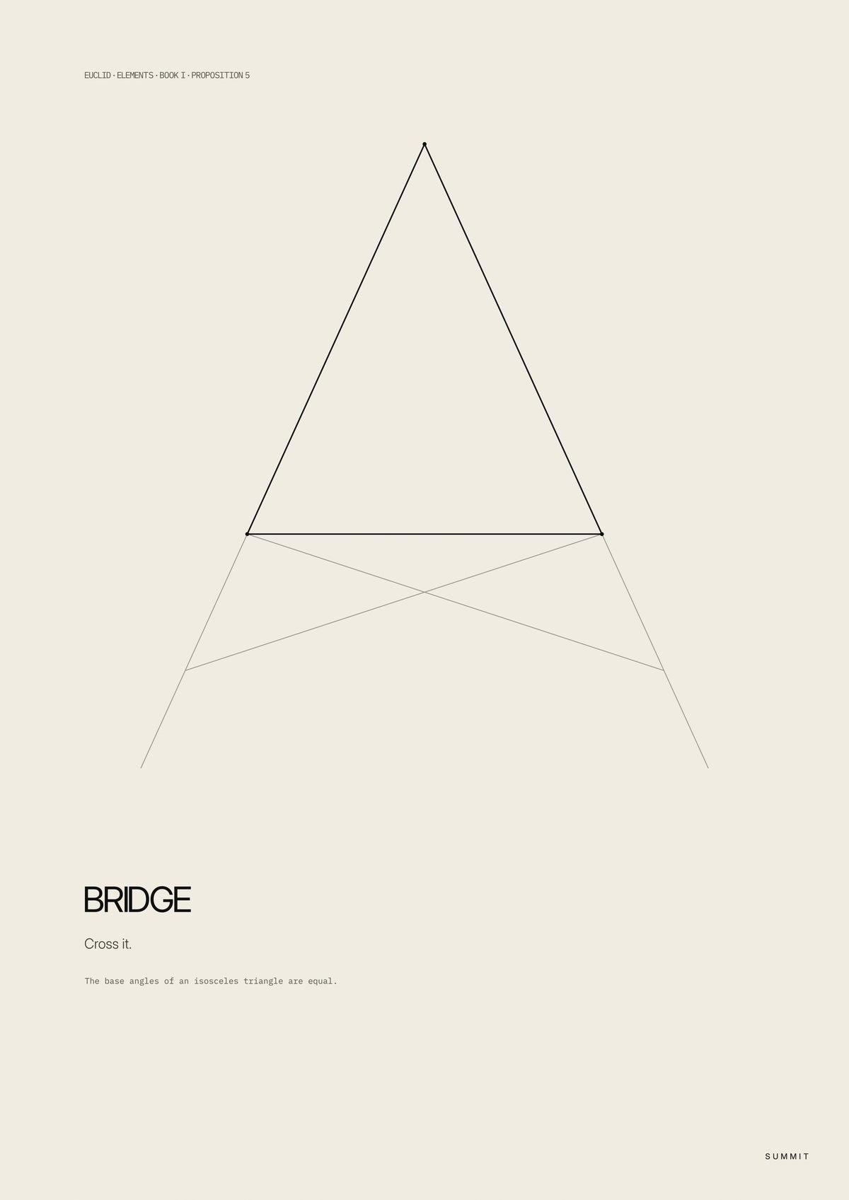 Bridge, unframed art print