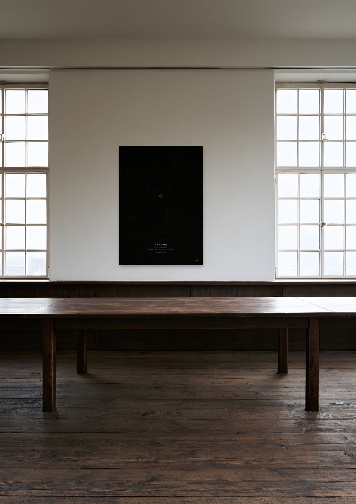 Canopus, unframed art print shown in hamburg-shipping-office