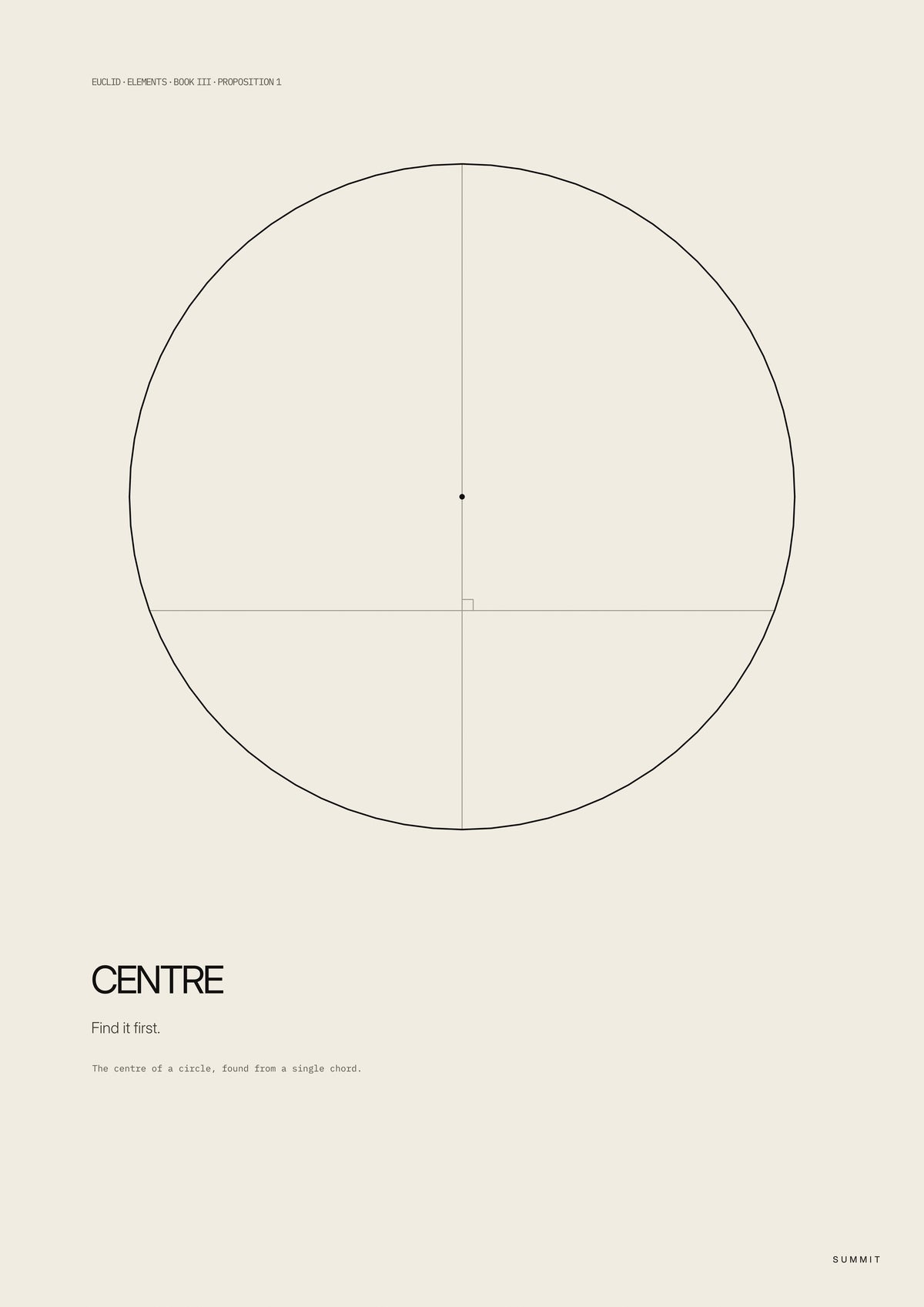 Centre, unframed art print