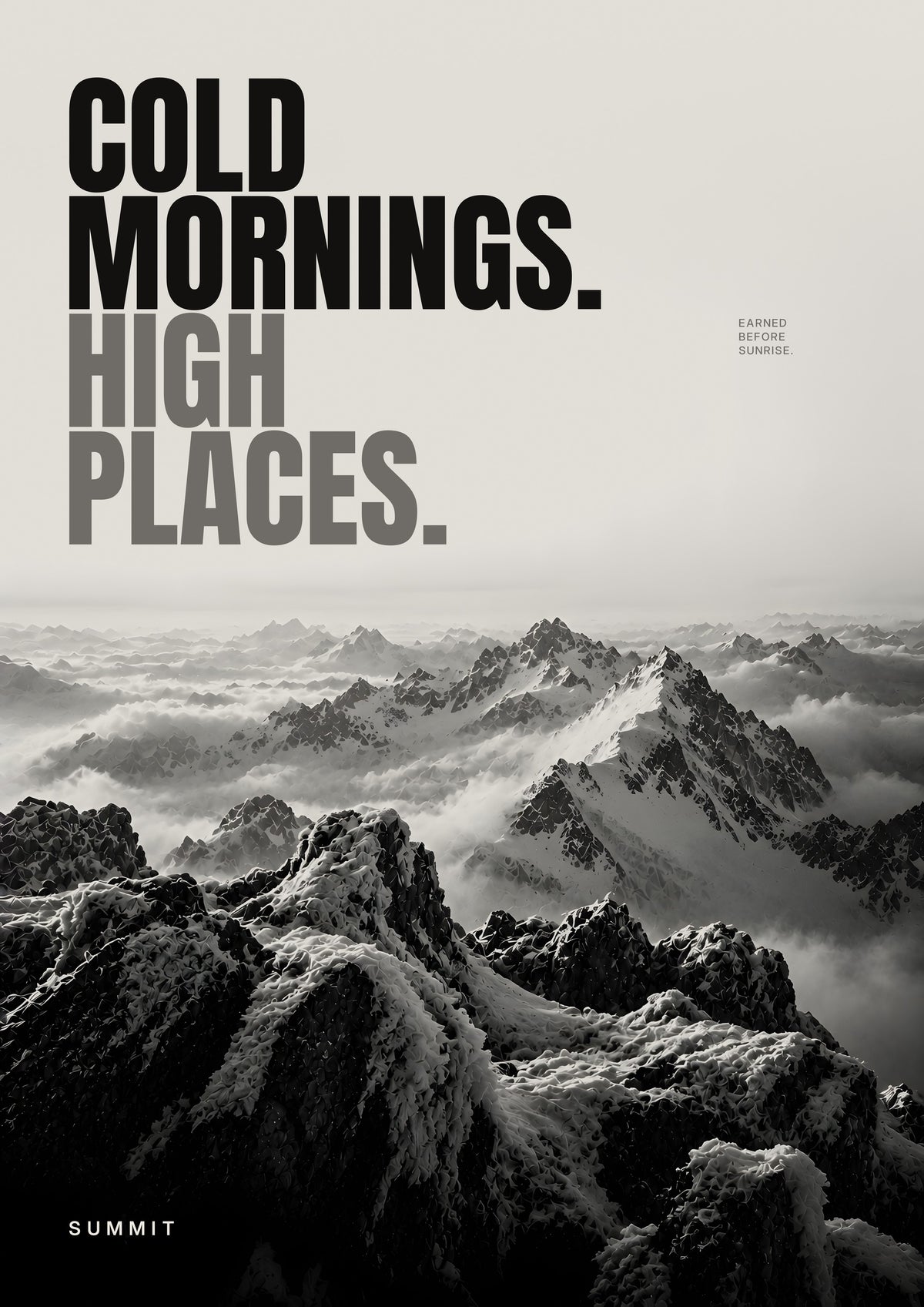 Cold Mornings, unframed art print