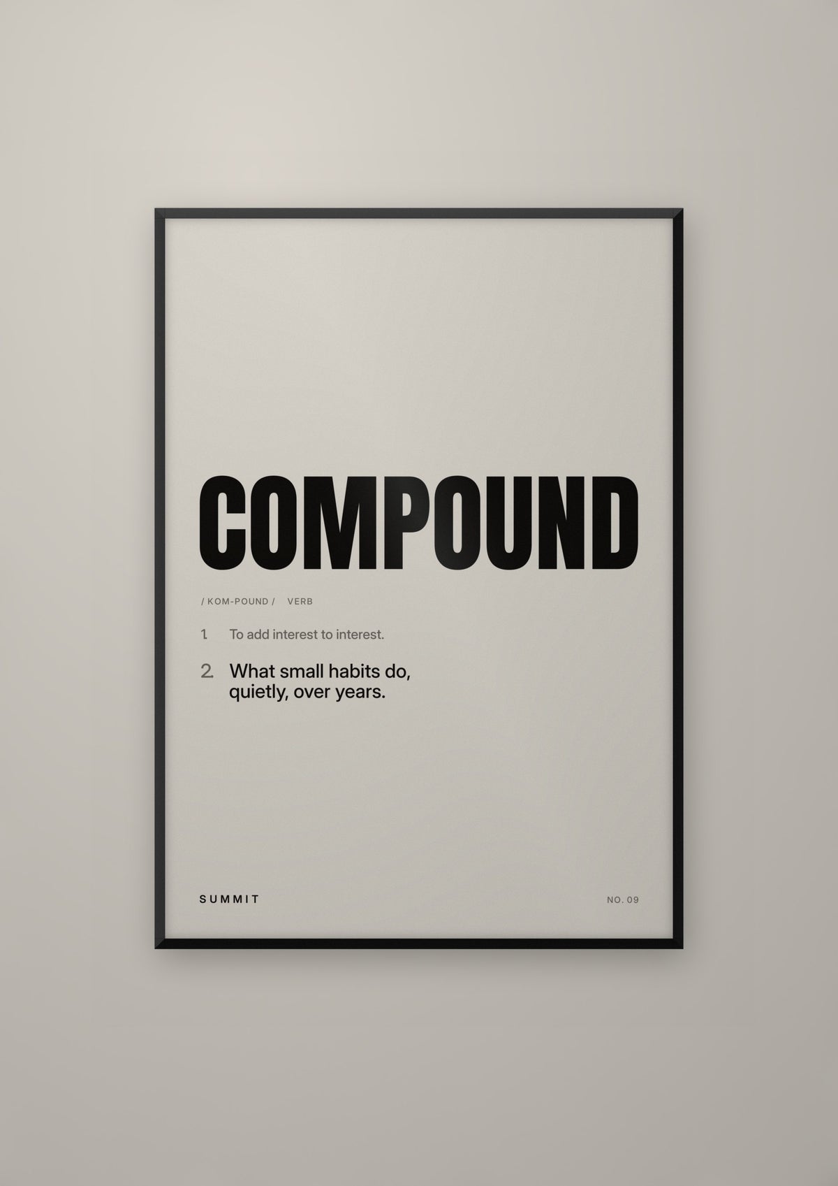 Compound, Defined in a black frame