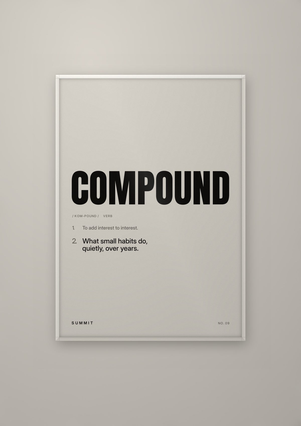 Compound, Defined in a white frame