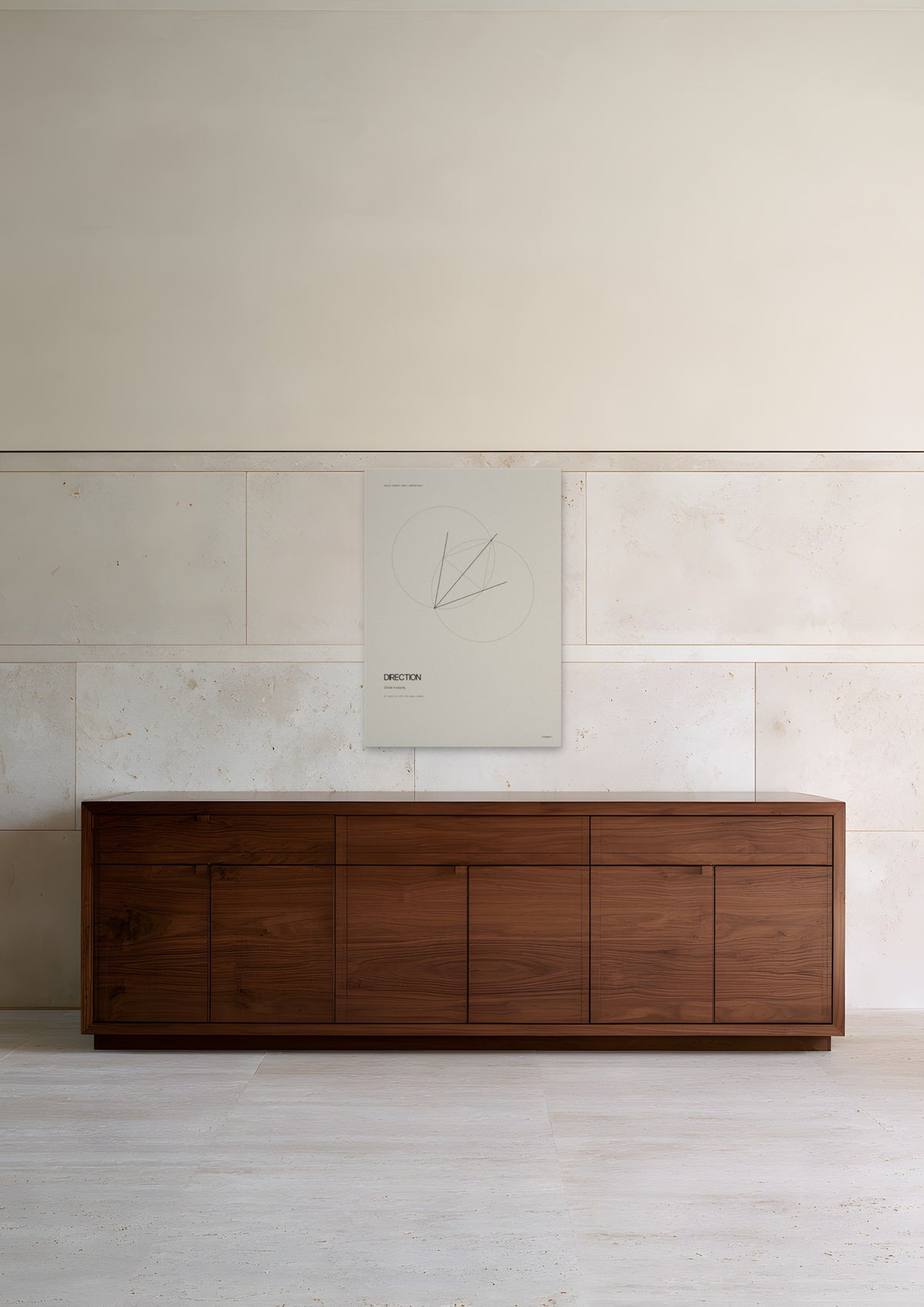 Direction, unframed art print shown in luxembourg-family-office