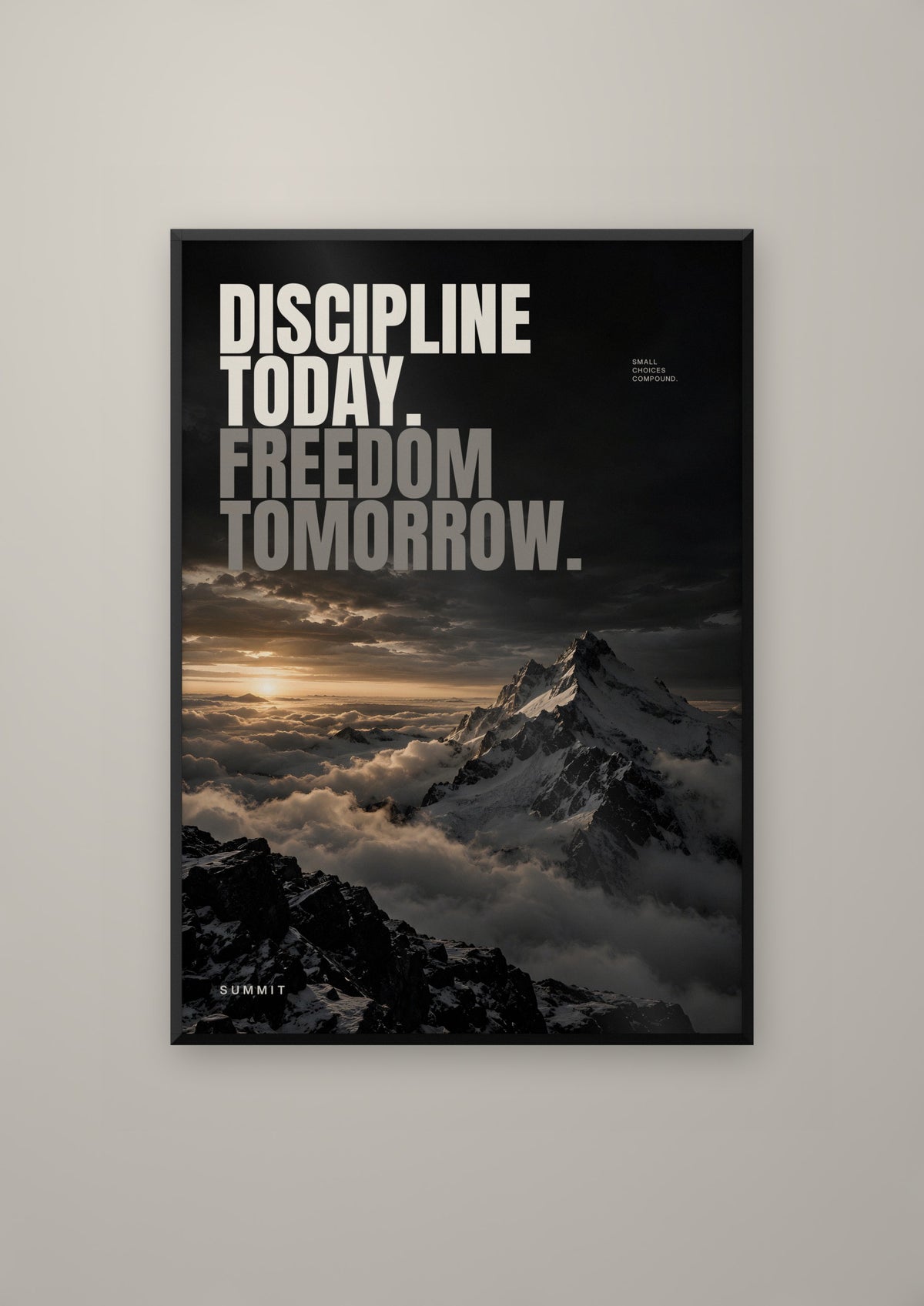 Discipline Today in a black frame