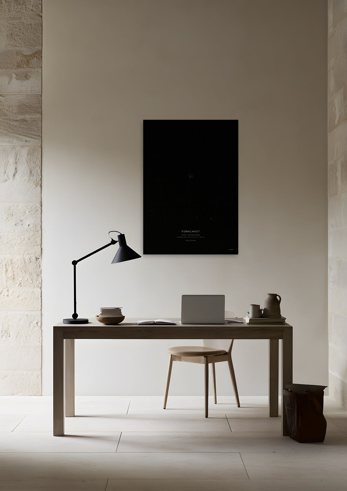Fomalhaut, unframed art print shown in hobart-waterfront-study