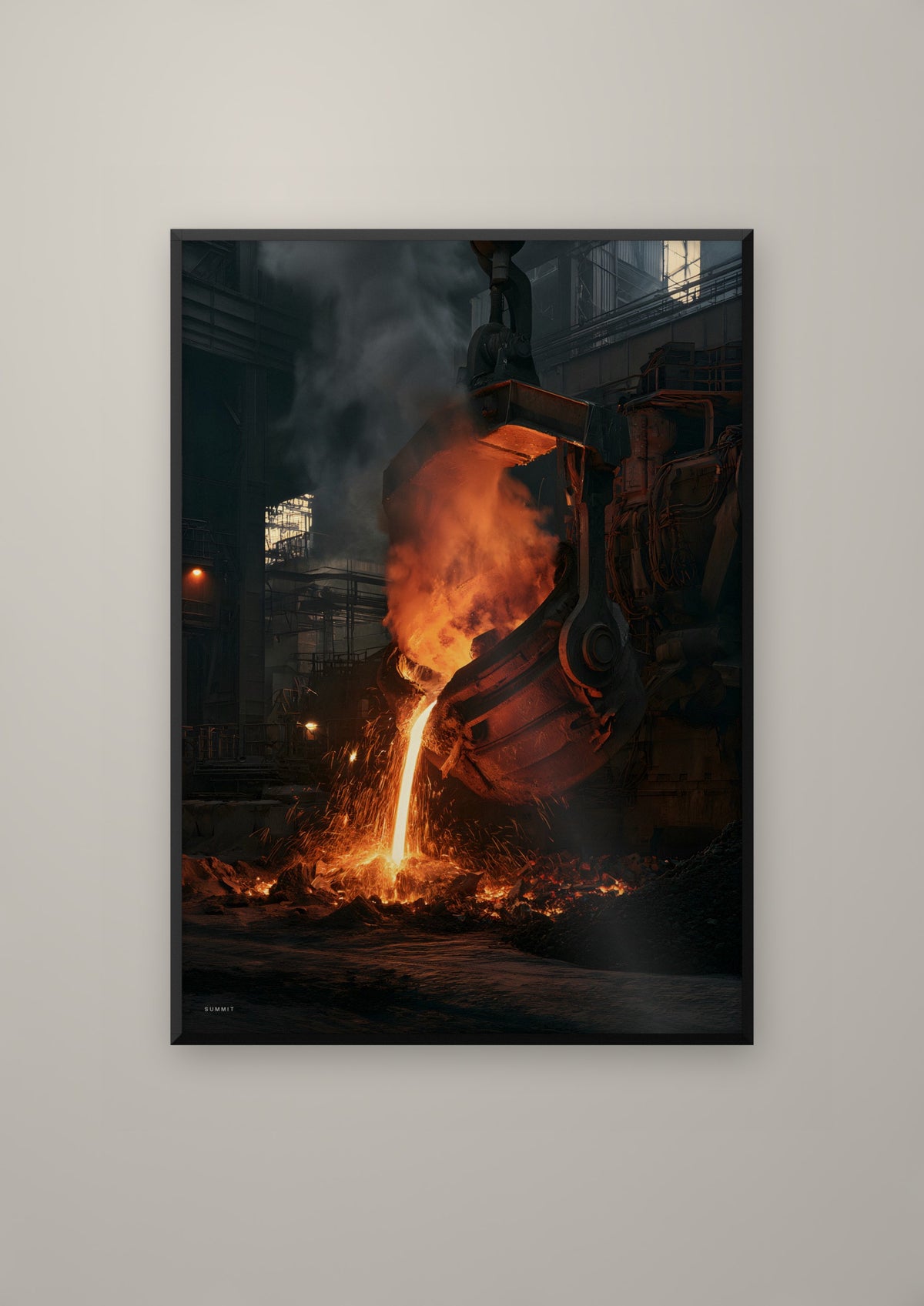 Foundry in a black frame