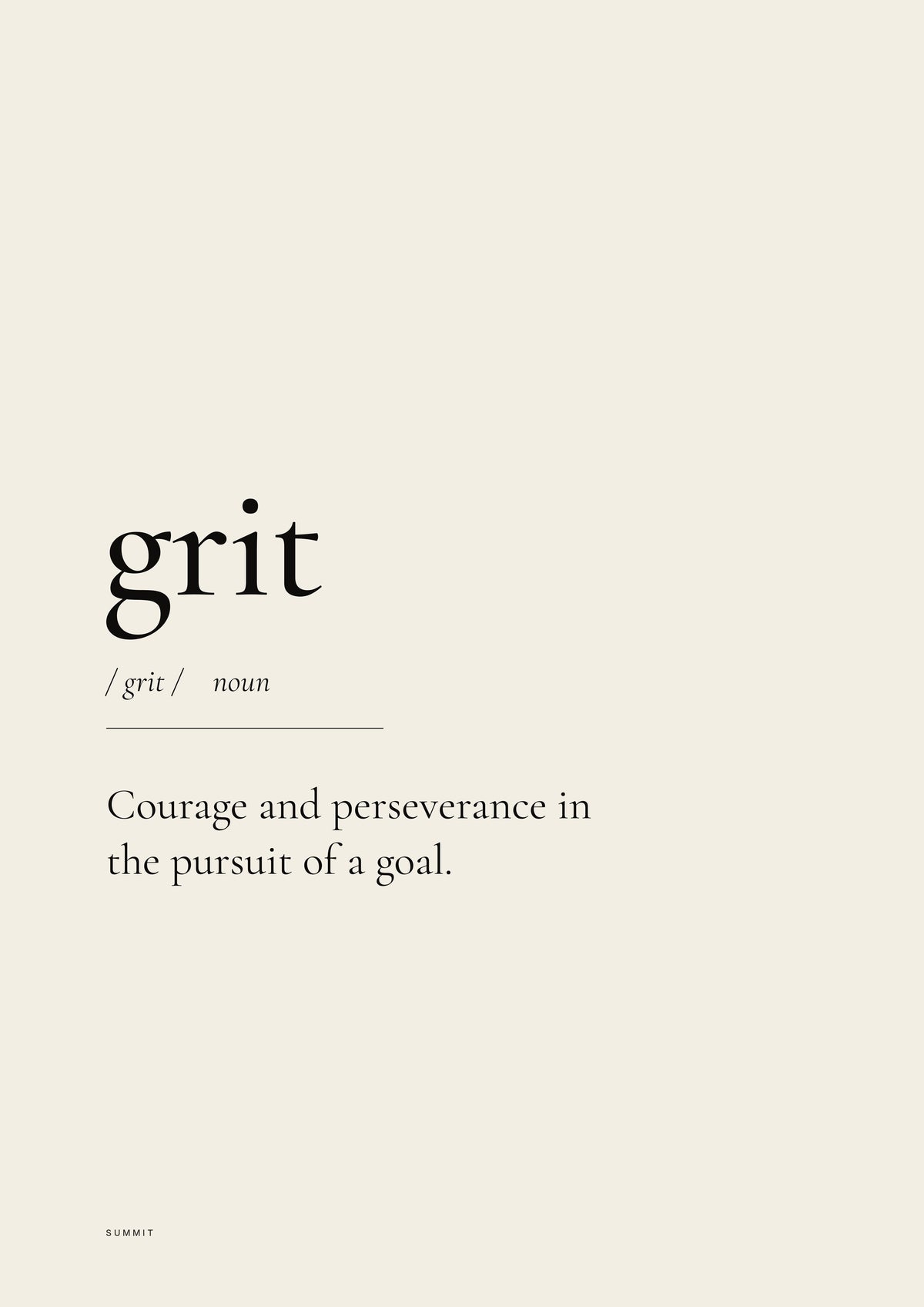 Grit, unframed art print