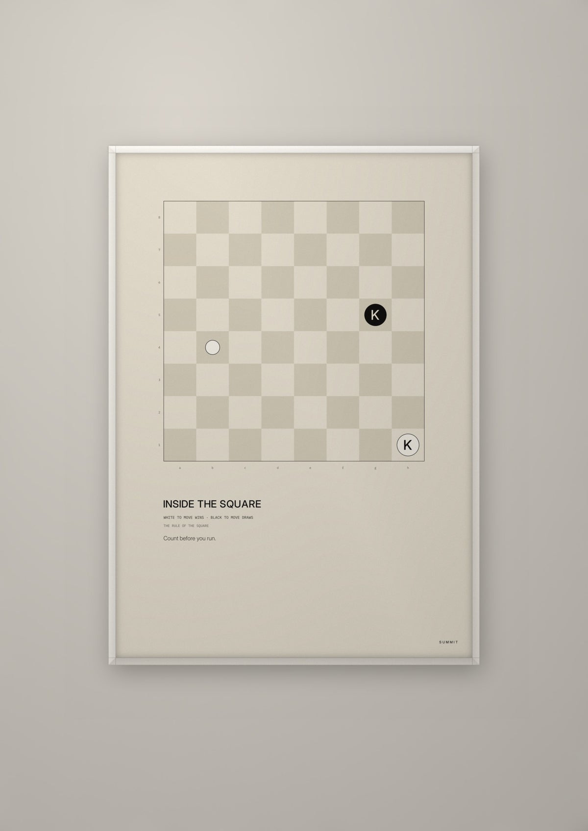 Inside the Square in a white frame