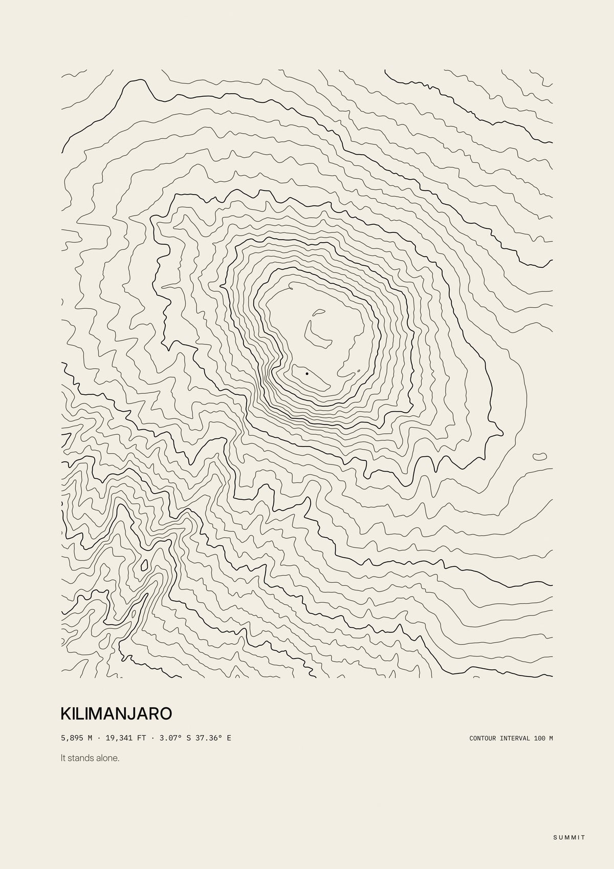 Kilimanjaro, unframed art print