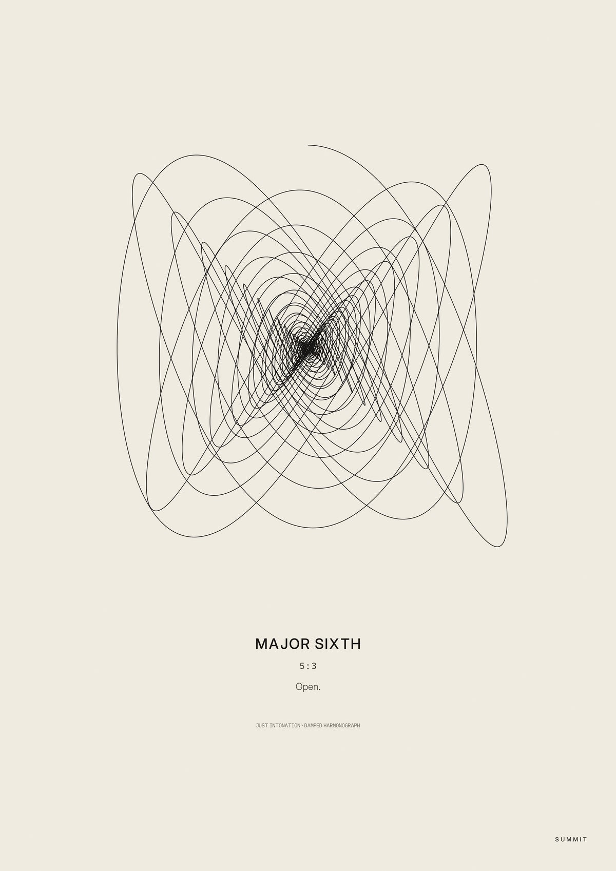 Major Sixth, unframed art print