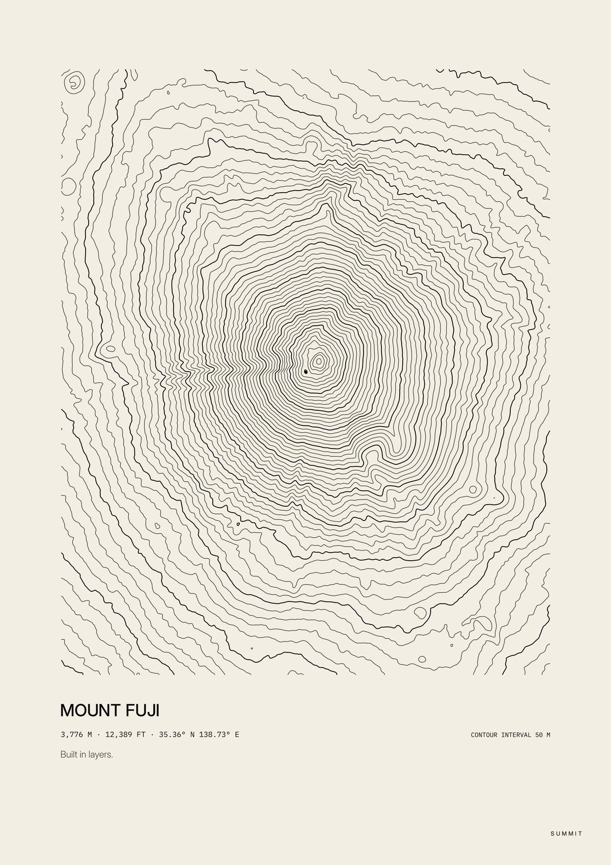 Mount Fuji, unframed art print