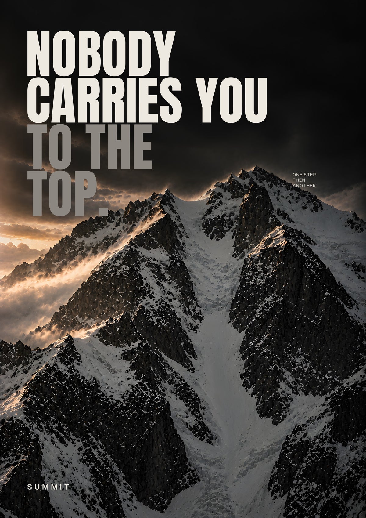 Nobody Carries You, unframed art print
