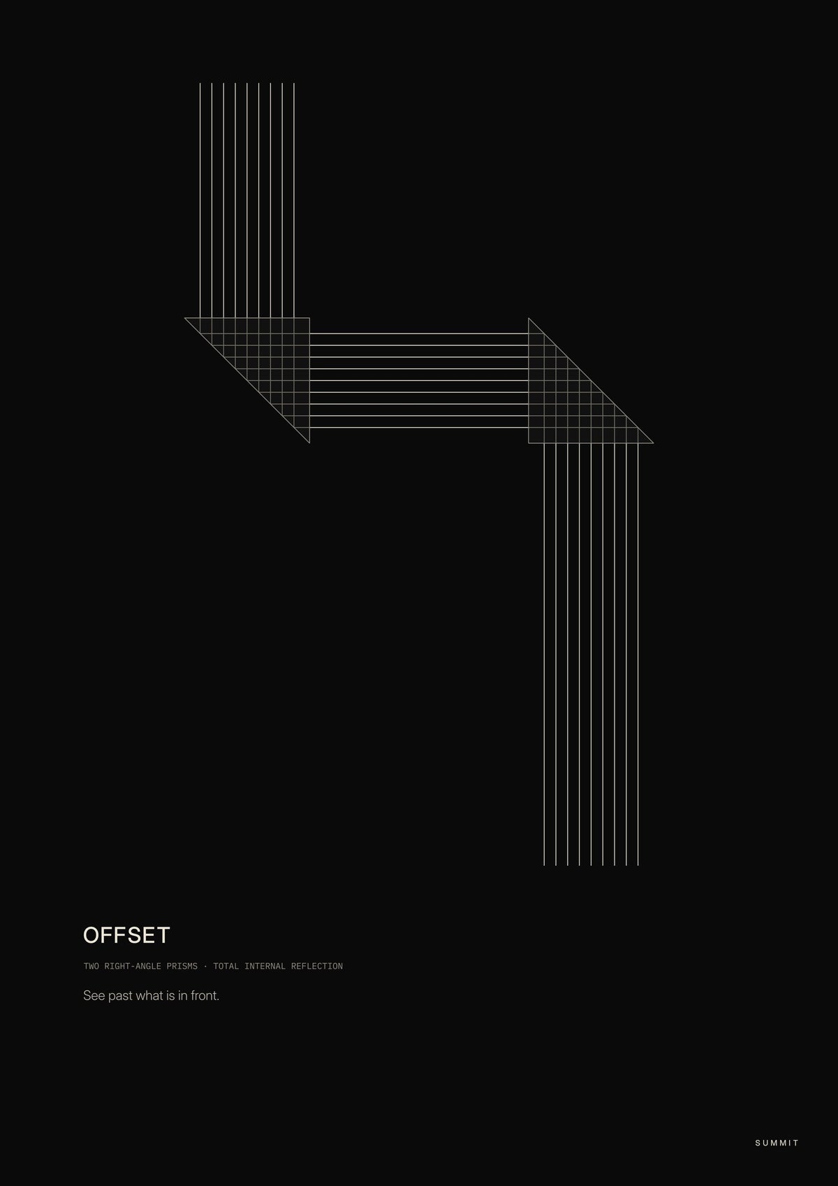 Offset, unframed art print