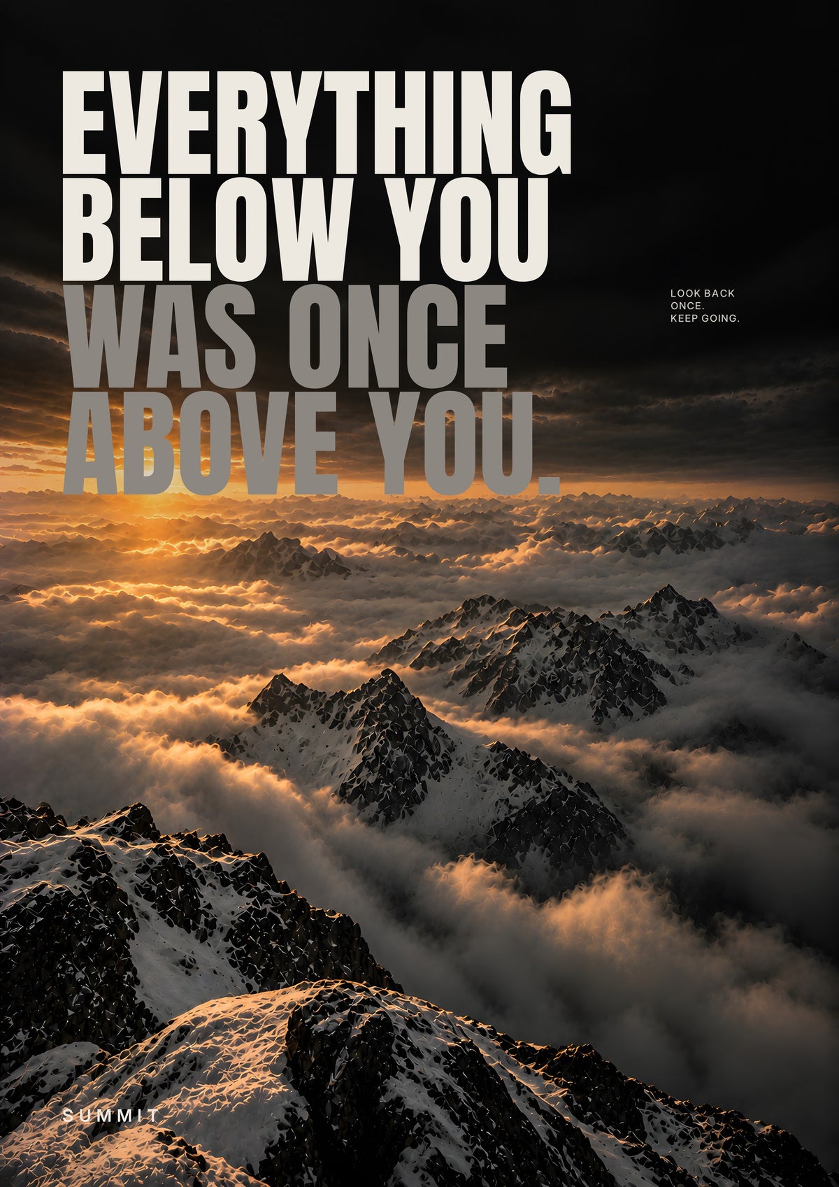 Once Above You, unframed art print