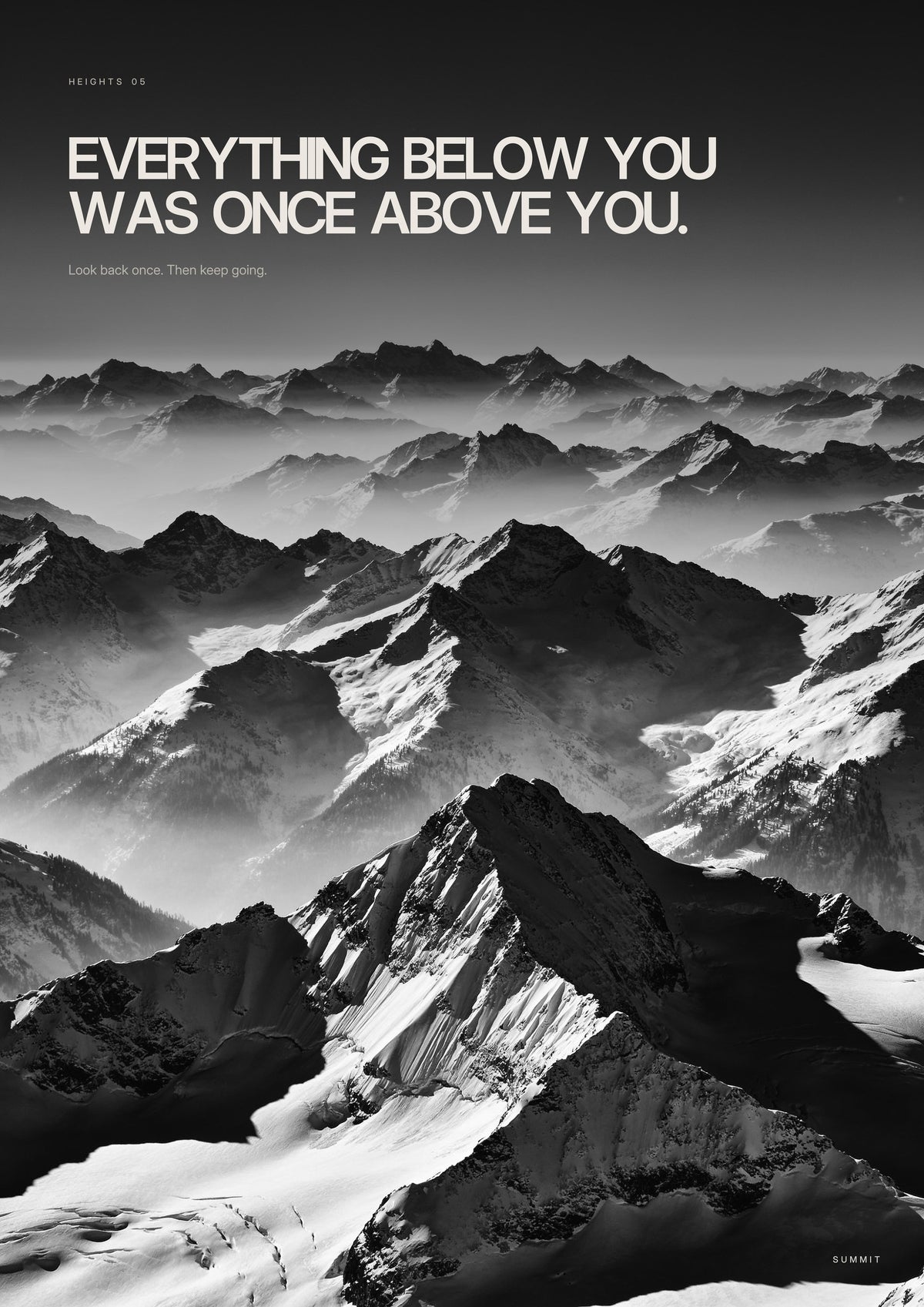 Once Above You, unframed art print