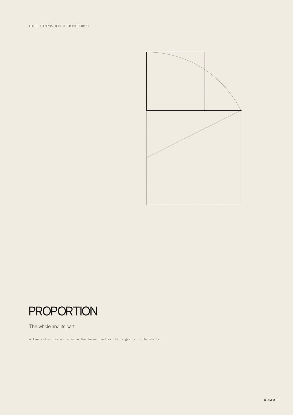 Proportion, unframed art print