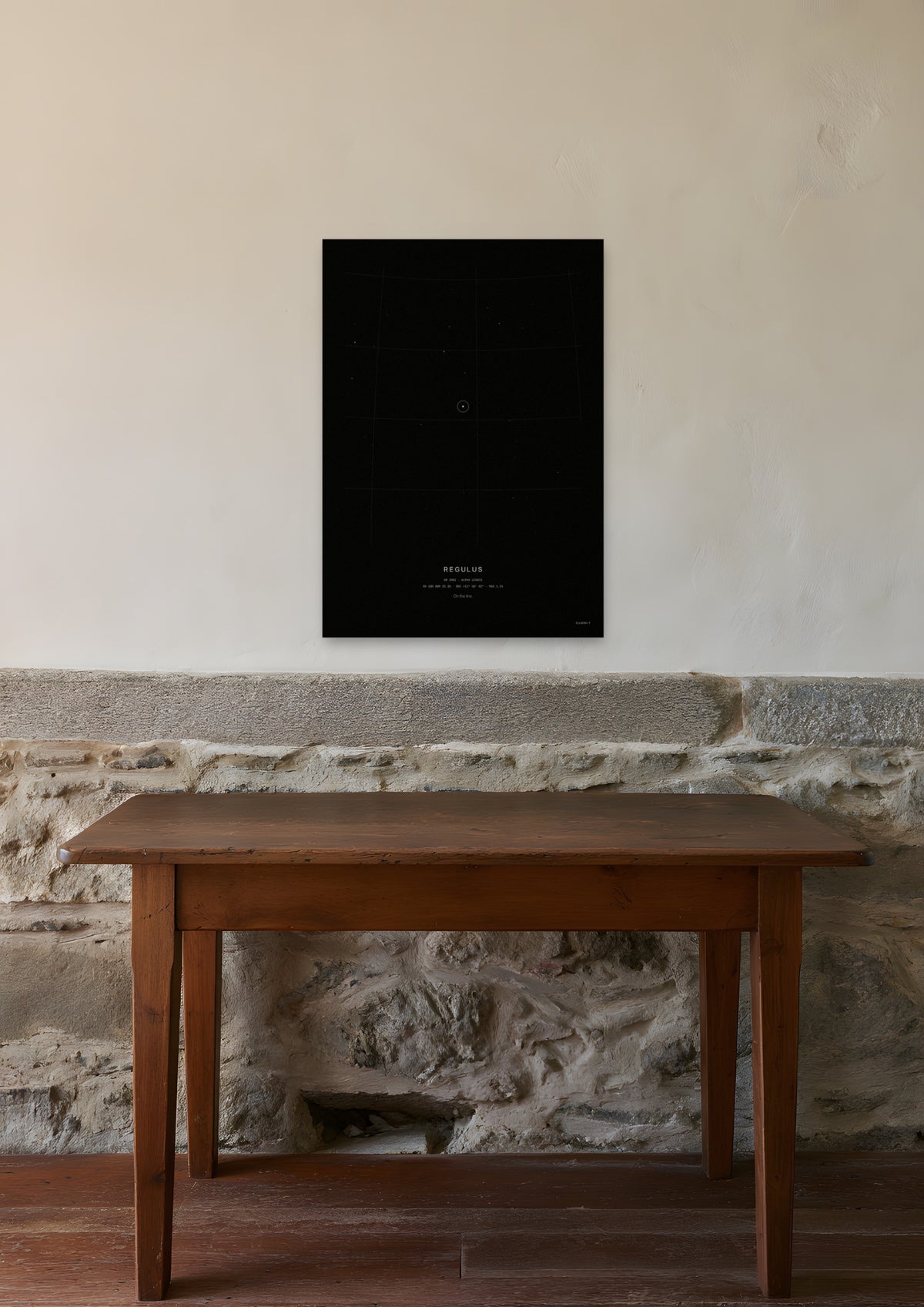 Regulus, unframed art print shown in porto-wine-merchant-office