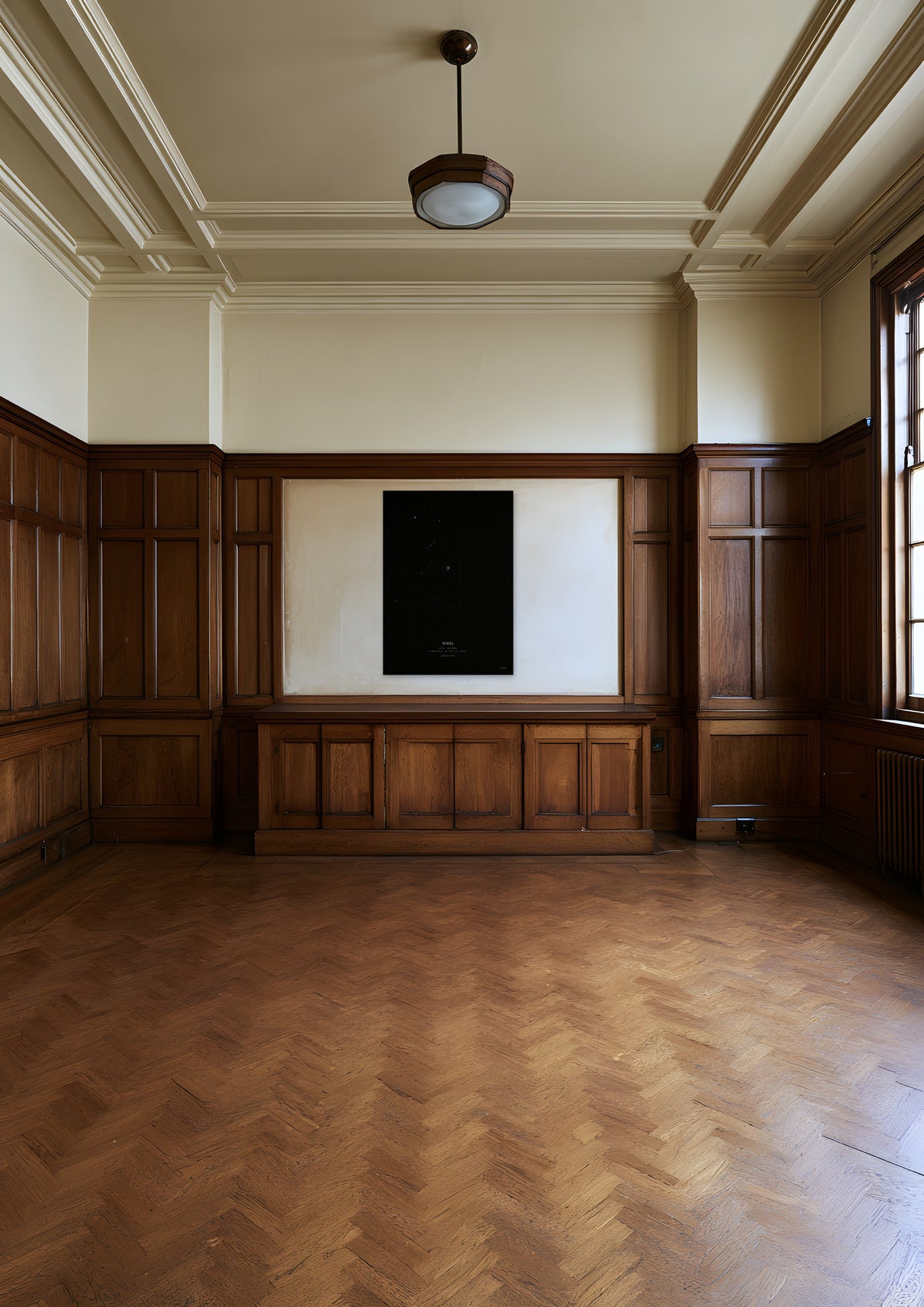Rigel, unframed art print shown in shanghai-bund-boardroom