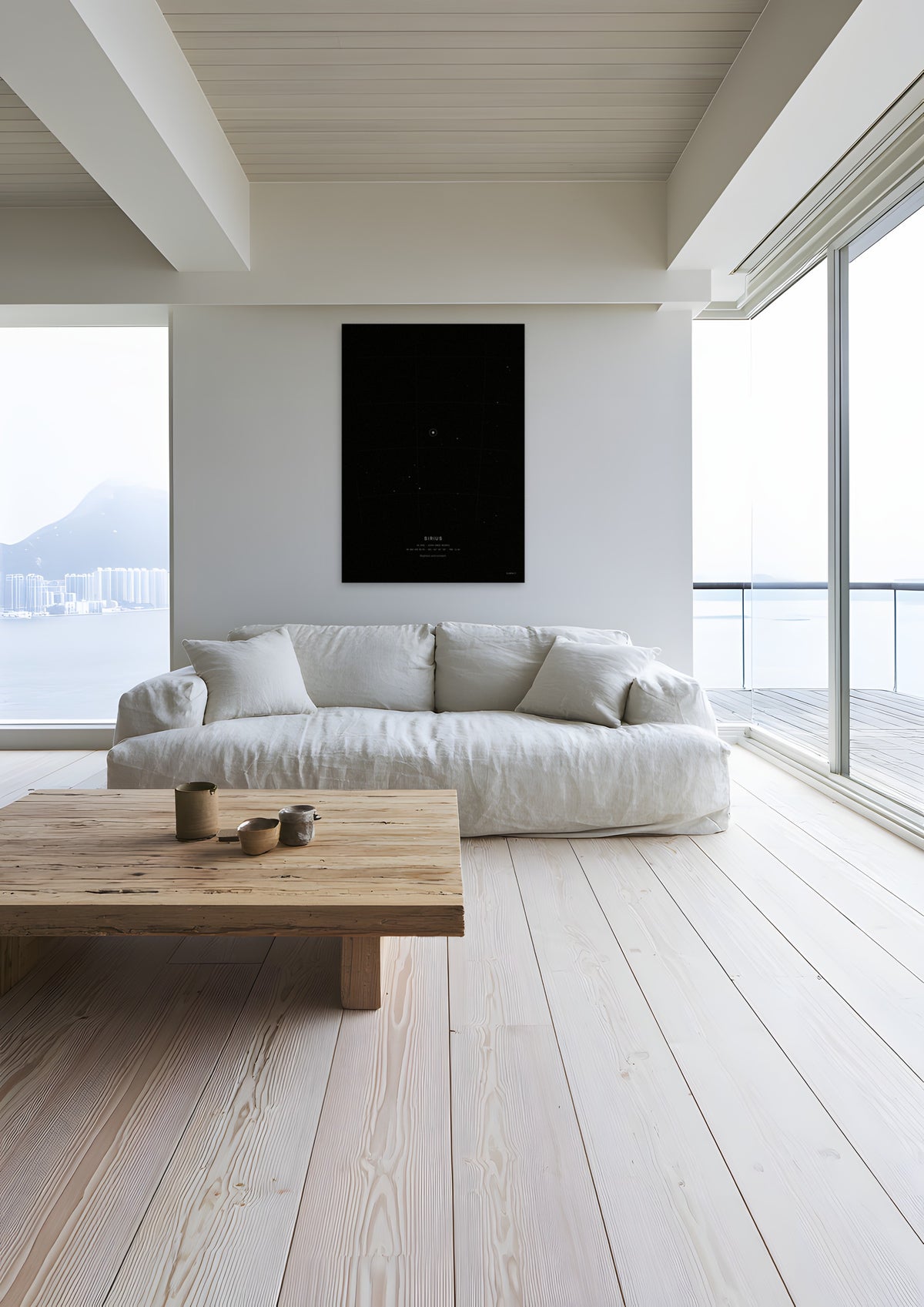 Sirius, unframed art print shown in auckland-harbour-penthouse