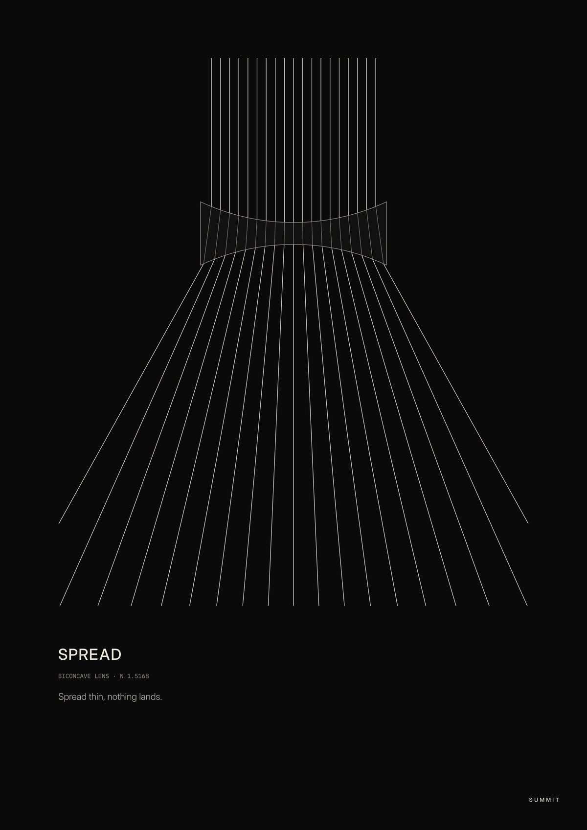 Spread, unframed art print