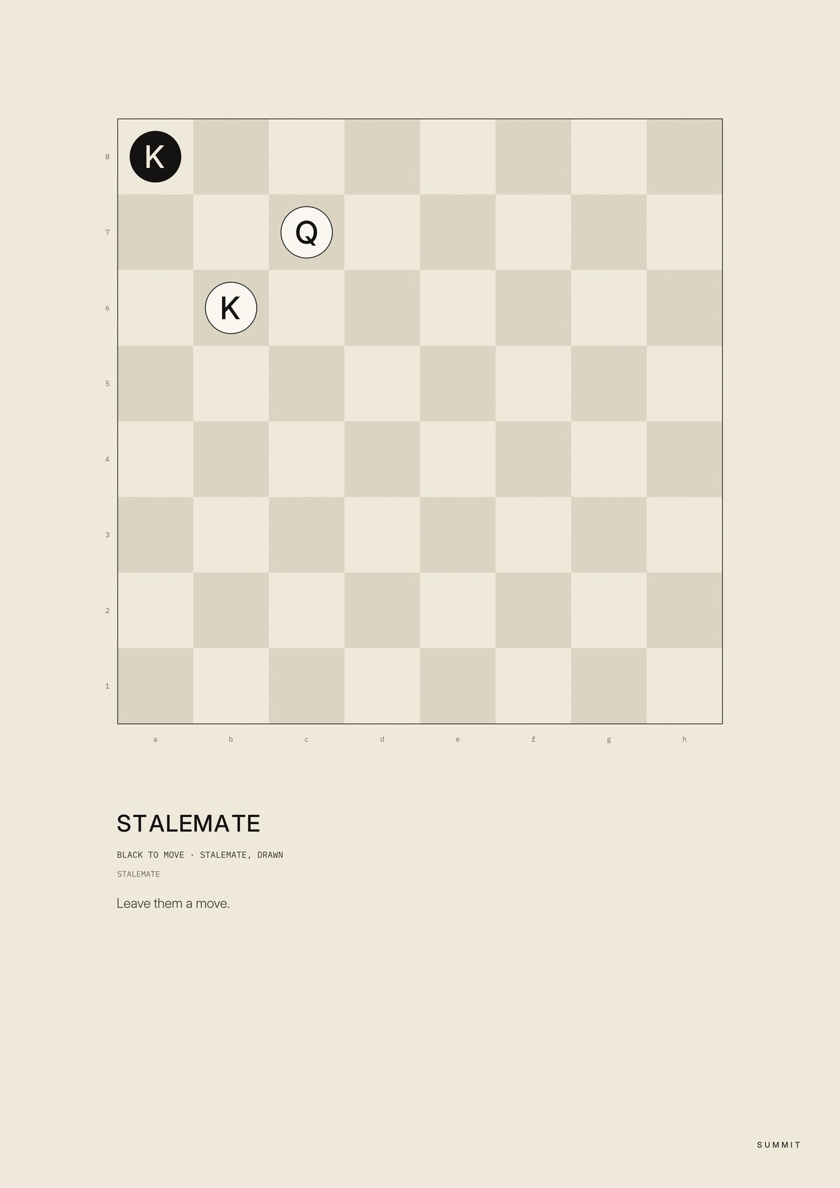 Stalemate, unframed art print
