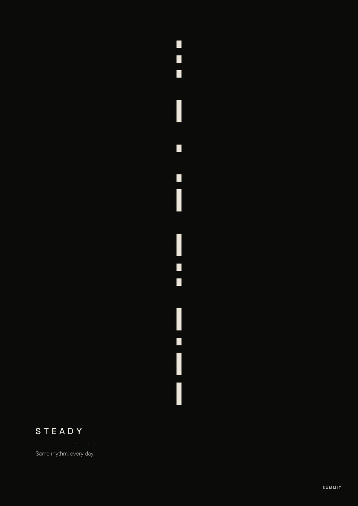 Steady, unframed art print