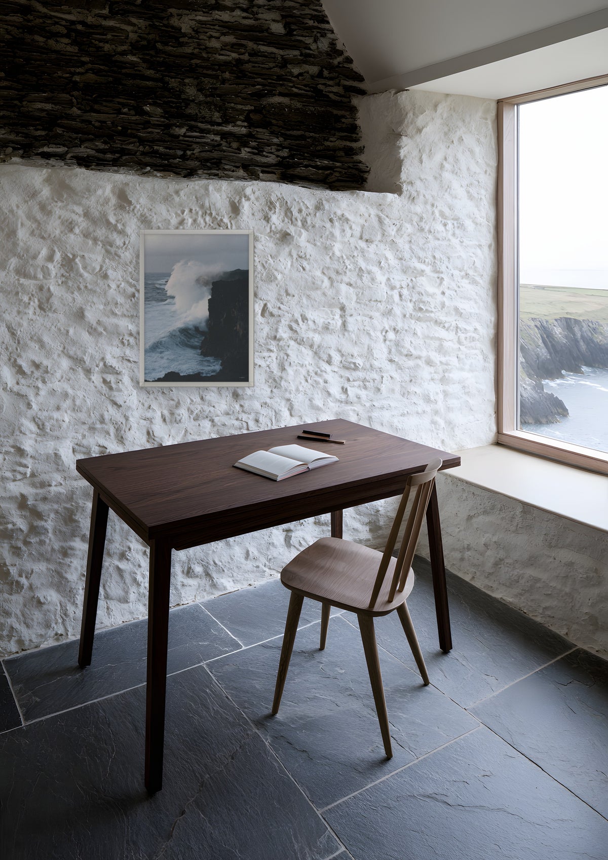 The Coast in a white frame, shown in atlantic-house-study
