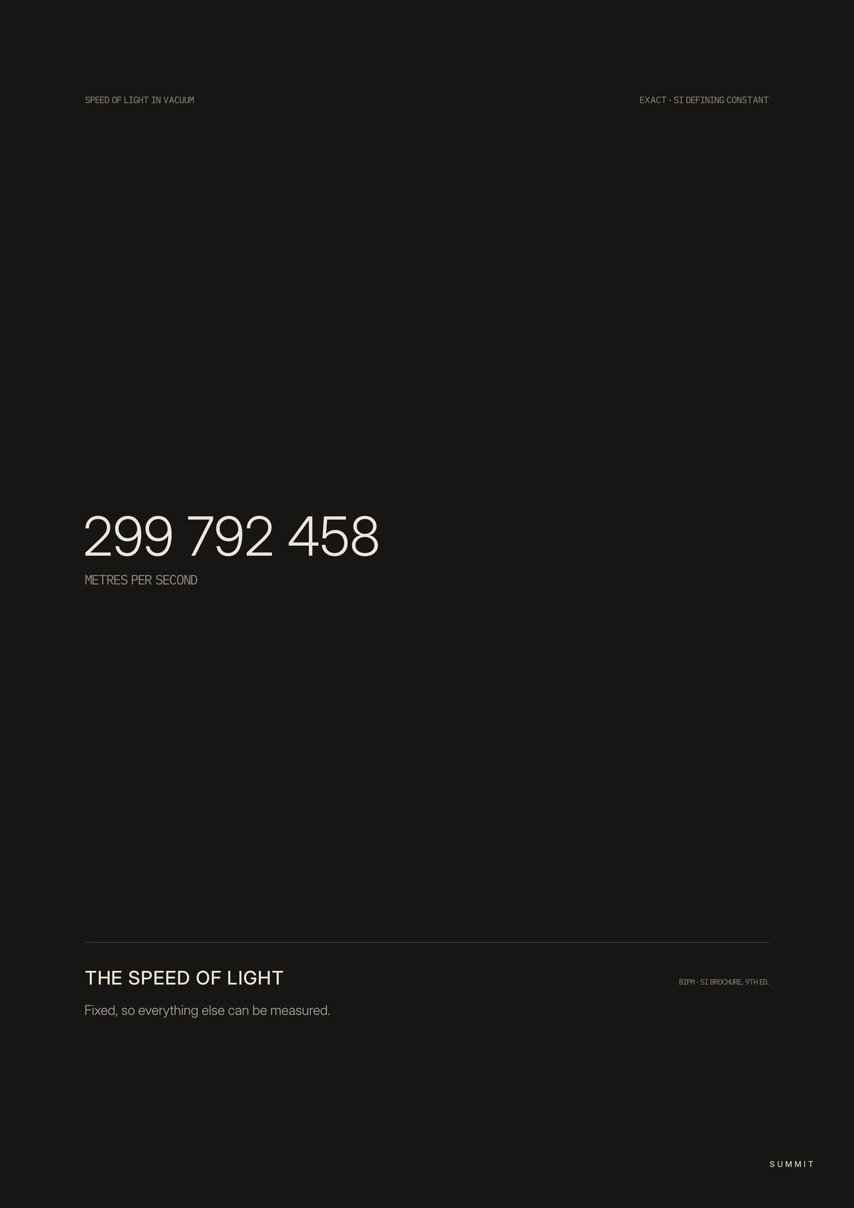 The Speed of Light, unframed art print