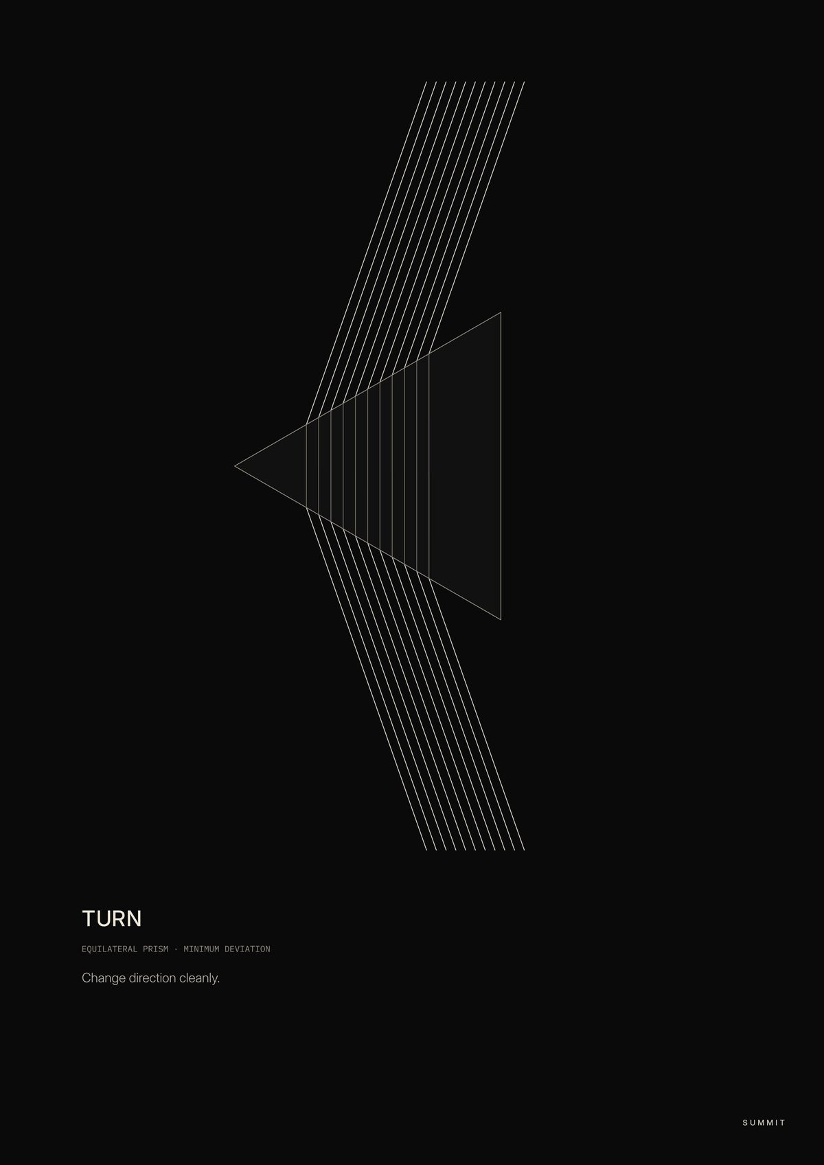 Turn, unframed art print