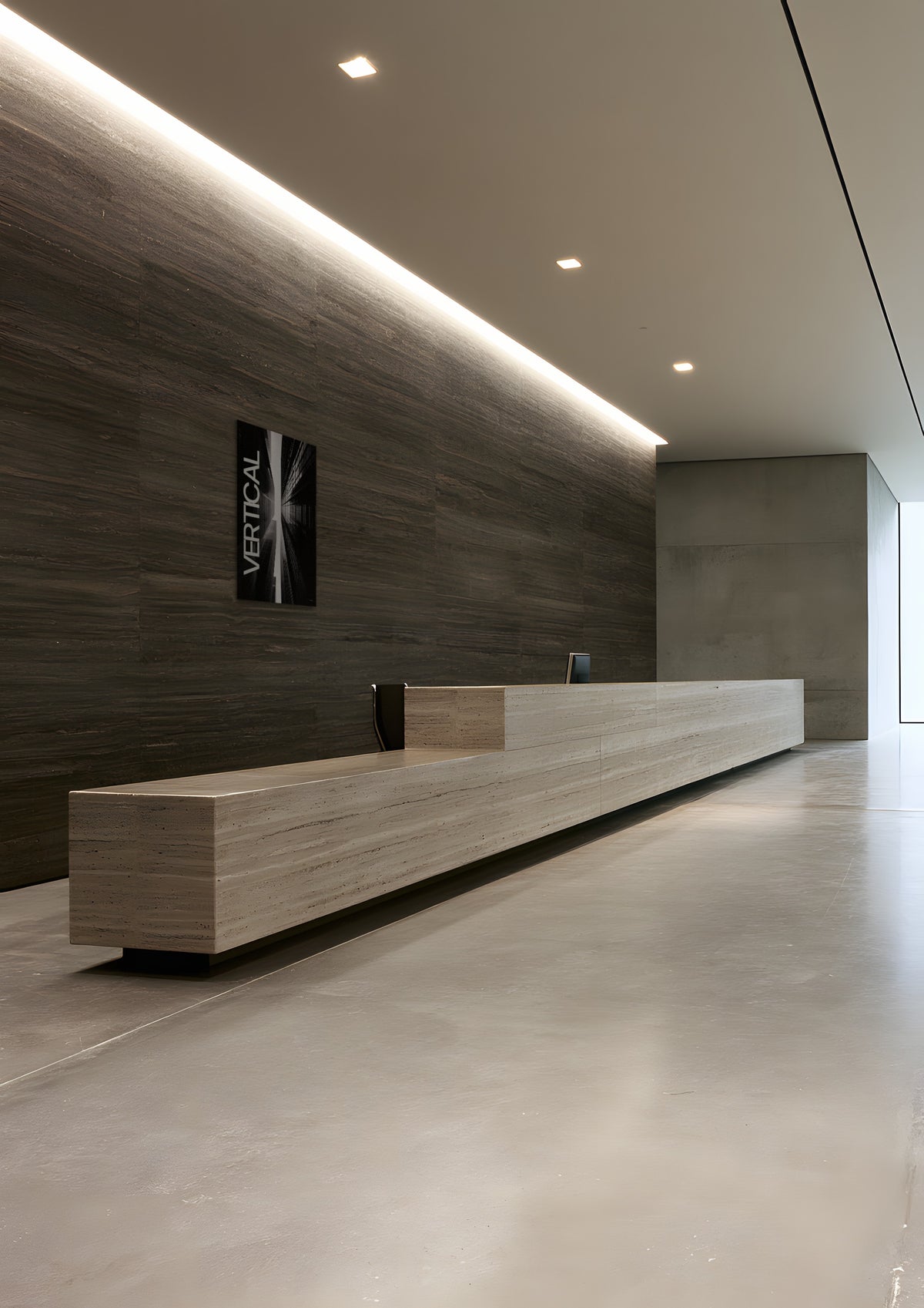 Vertical, unframed art print shown in hq-reception