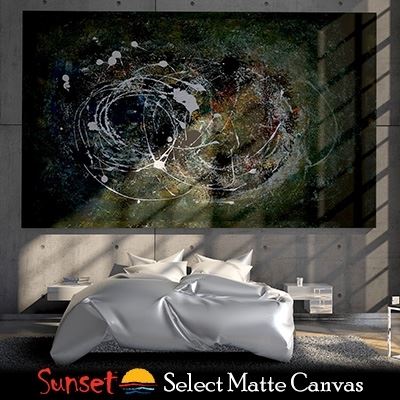 Giclee prints on Sunset Select Matte Canvas